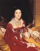 Jean Auguste Dominique Ingres Portrait of Marie Marcoz,later Vicomtesse de Senonnes (mk04) oil